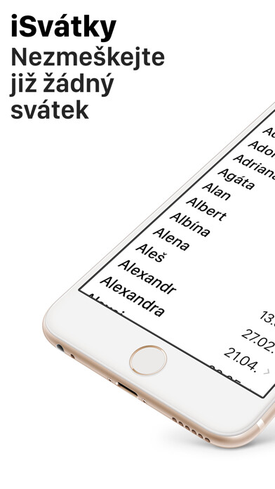 Emulate iPhone app iSvátky using MyAndroid