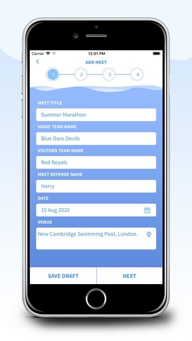 Emulate iPhone app iSwim Score-Referee using MyAndroid
