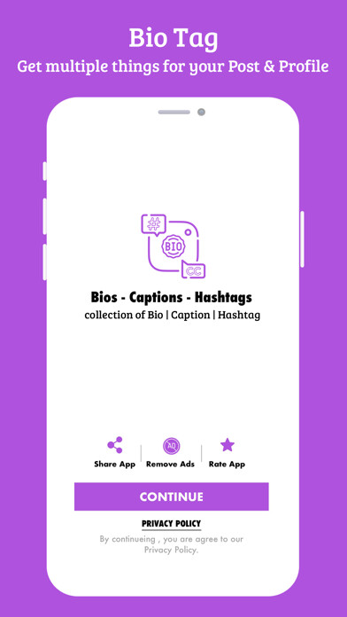 Emulate iPhone app iTag : Hashtag Bio Caption using MyAndroid Emulate iPhone app iTag : Hashtag Bio Caption using MyAndroid