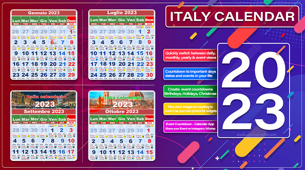 Run android online APK Italia Calendario 2023 from MyAndroid or emulate Italia Calendario 2023 using MyAndroid Run android online APK Italia Calendario 2023 from MyAndroid or emulate Italia Calendario 2023 using MyAndroid