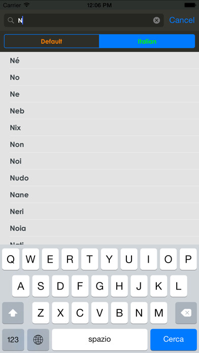 Emulate iPhone app Italian Dictionary Free using MyAndroid Emulate iPhone app Italian Dictionary Free using MyAndroid