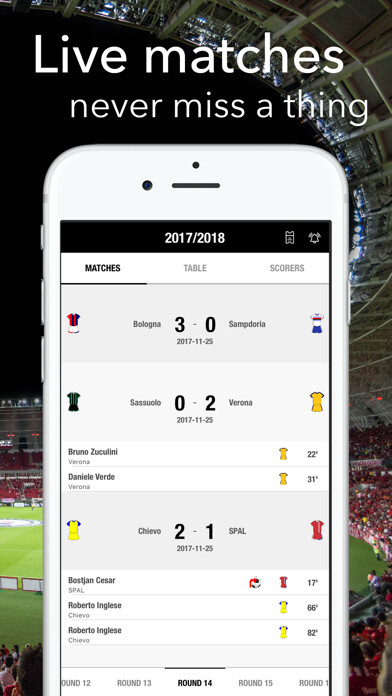 Emulate iPhone app Italian Football - for Serie A using MyAndroid Emulate iPhone app Italian Football - for Serie A using MyAndroid