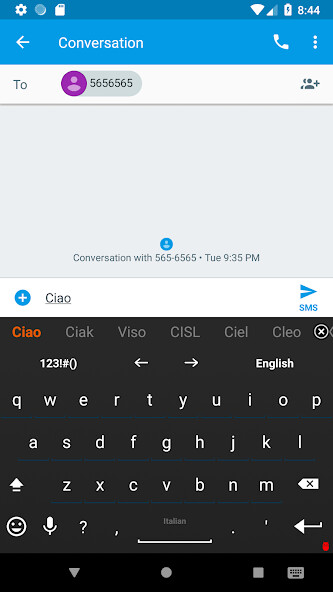 Run android online APK Italian for AnySoftKeyboard from MyAndroid or emulate Italian for AnySoftKeyboard using MyAndroid