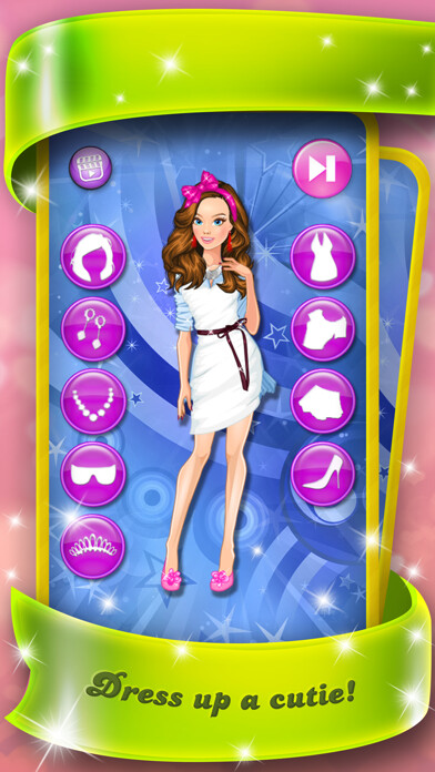Emulate iPhone app Italian Girl in Rome - Dress up a pretty tourist using MyAndroid