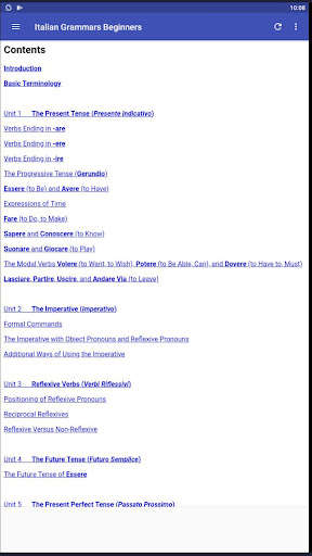 Run android online APK Italian Grammars Beginners from MyAndroid or emulate Italian Grammars Beginners using MyAndroid