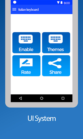 Run android online APK Italian Language Keyboard-English  Italian Keypad from MyAndroid or emulate Italian Language Keyboard-English  Italian Keypad using MyAndroid