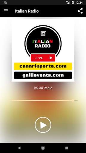 Run android online APK Italian Radio from MyAndroid or emulate Italian Radio using MyAndroid