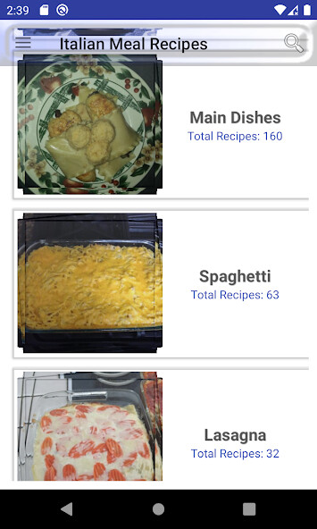 Run android online APK Italian recipes: Italian food from MyAndroid or emulate Italian recipes: Italian food using MyAndroid