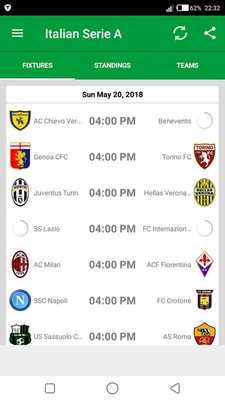 Emulate Android APK Italian Serie A 2018-19 Emulate Android APK Italian Serie A 2018-19