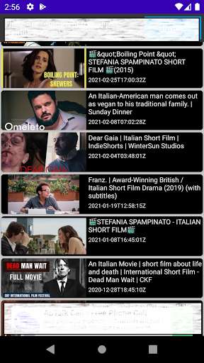 Run android online APK Italian Short Movies- Cortometraggi Italiani from MyAndroid or emulate Italian Short Movies- Cortometraggi Italiani using MyAndroid