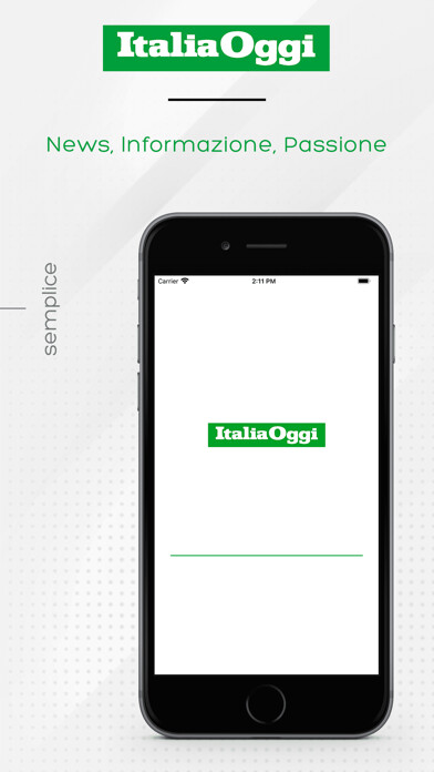 Emulate iPhone app ItaliaOggi Digital using MyAndroid
