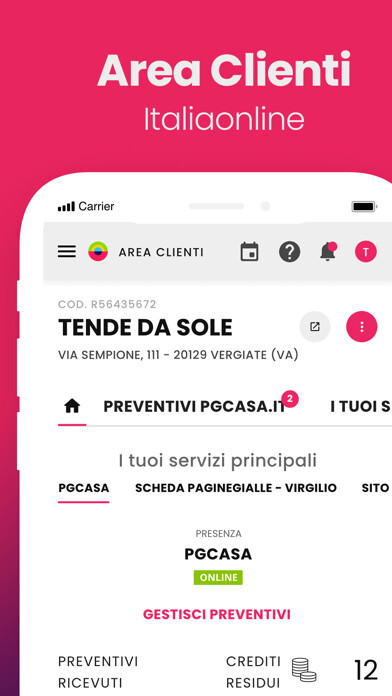 Emulate iPhone app Italiaonline Area Clienti using MyAndroid Emulate iPhone app Italiaonline Area Clienti using MyAndroid