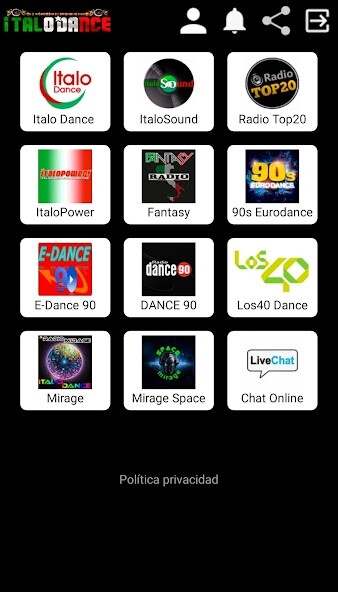 Run android online APK Italo Dance FM - Radio Dance from MyAndroid or emulate Italo Dance FM - Radio Dance using MyAndroid Run android online APK Italo Dance FM - Radio Dance from MyAndroid or emulate Italo Dance FM - Radio Dance using MyAndroid