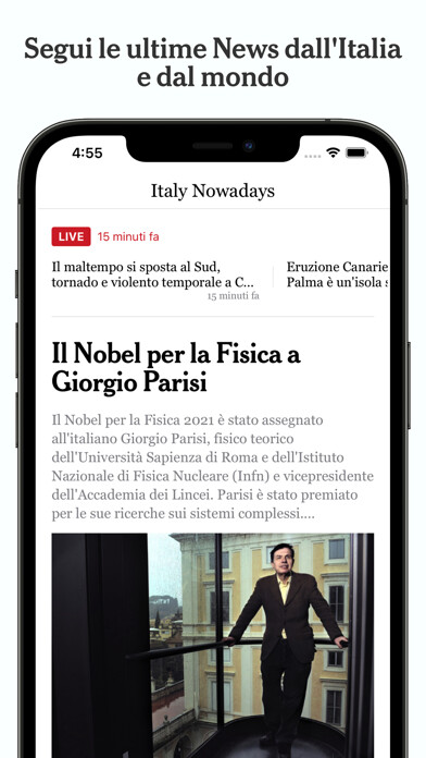 Emulate iPhone app Italy Nowadays: News dal mondo using MyAndroid Emulate iPhone app Italy Nowadays: News dal mondo using MyAndroid