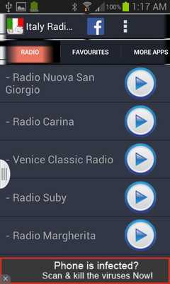Emulate Android APK Italy Radio News Emulate Android APK Italy Radio News