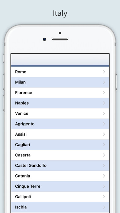 Emulate iPhone app Italy travel using MyAndroid Emulate iPhone app Italy travel using MyAndroid
