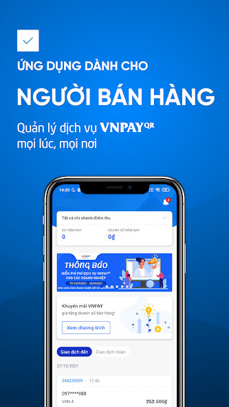 Run android online APK ĐỐI TÁC VNPAY - Cho người bán from MyAndroid or emulate ĐỐI TÁC VNPAY - Cho người bán using MyAndroid