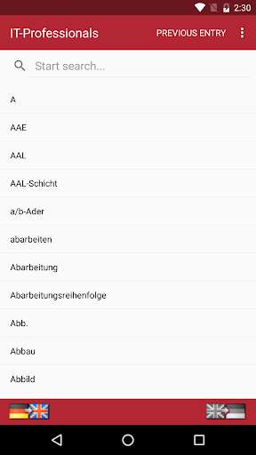 Emulate Android APK IT Dictionary DE-EN Emulate Android APK IT Dictionary DE-EN
