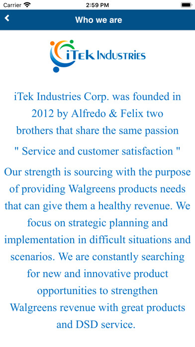Emulate iPhone app iTek Industries using MyAndroid