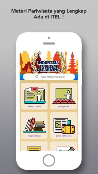 Emulate iPhone app ITEL-Indonesia Tourism Academy using MyAndroid