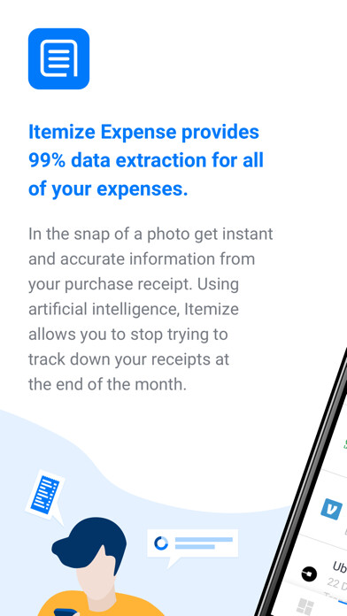 Emulate iPhone app Itemize Expense using MyAndroid