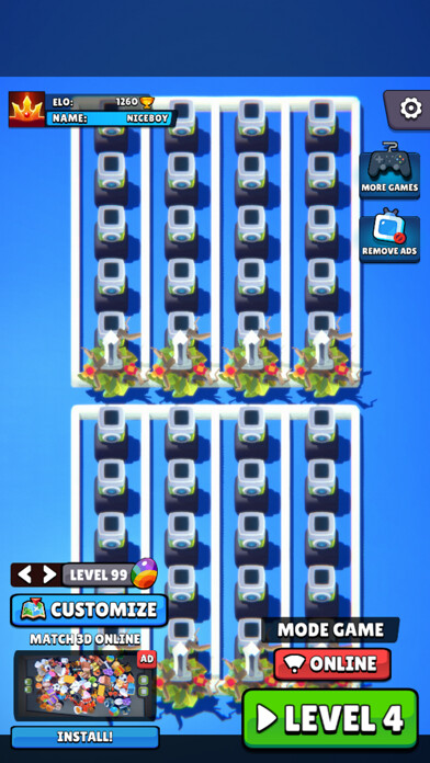 Emulate iPhone app Item Sort Puzzle Online using MyAndroid Emulate iPhone app Item Sort Puzzle Online using MyAndroid