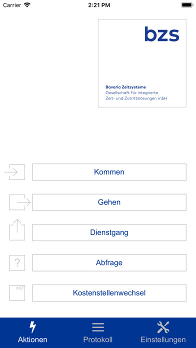 Emulate iPhone app iTerminal.HR 3 für dormakaba using MyAndroid
