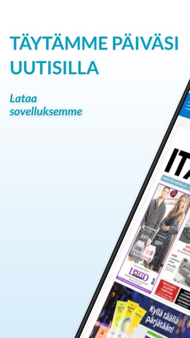 Emulate iPhone app Itä-Häme, päivän lehti using MyAndroid