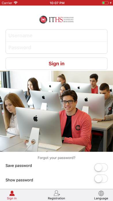 Emulate iPhone app ITHS - High School using MyAndroid Emulate iPhone app ITHS - High School using MyAndroid