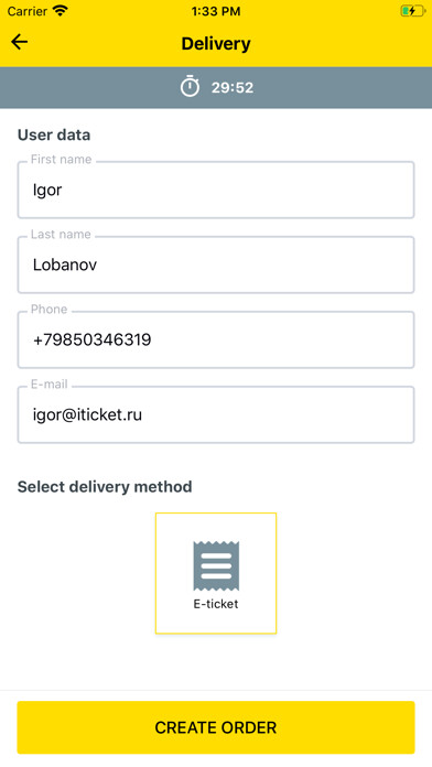 Emulate iPhone app iTicket.RU (Russia) using MyAndroid Emulate iPhone app iTicket.RU (Russia) using MyAndroid
