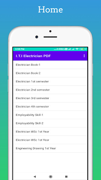 Run android online APK ITI Electrician PDF from MyAndroid or emulate ITI Electrician PDF using MyAndroid