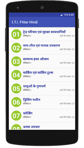 Run android online APK I.T.I. Fitter Hindi from MyAndroid or emulate I.T.I. Fitter Hindi using MyAndroid