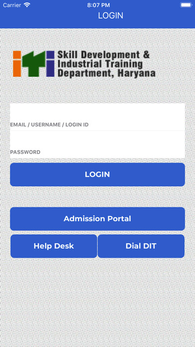 Emulate iPhone app ITI Haryana using MyAndroid