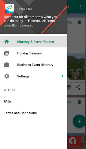 Run android online APK Itinerary Planner from MyAndroid or emulate Itinerary Planner using MyAndroid