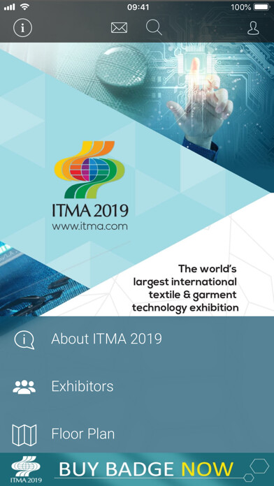Emulate iPhone app ITMA 2019 – Official App using MyAndroid