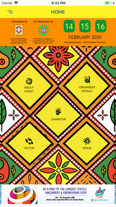 Emulate iPhone app ITME AFRICA 2020 using MyAndroid Emulate iPhone app ITME AFRICA 2020 using MyAndroid