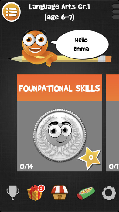 Emulate iPhone app iTooch 1st Grade using MyAndroid