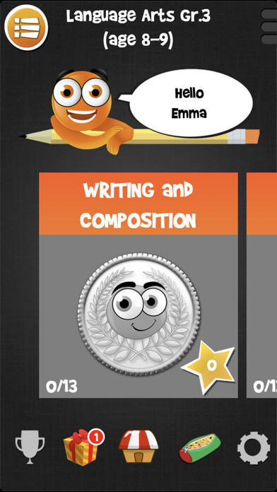 Emulate iPhone app iTooch 3rd Grade App using MyAndroid