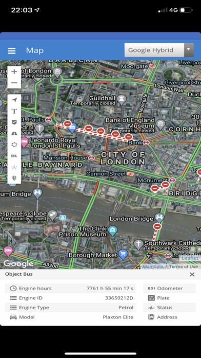 Emulate iPhone app iTrack Live GPS using MyAndroid