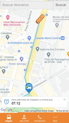 Emulate Android APK iTransport para Passageiros do Fretado Emulate Android APK iTransport para Passageiros do Fretado