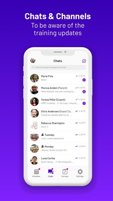 Emulate iPhone app i-tri Messenger using MyAndroid