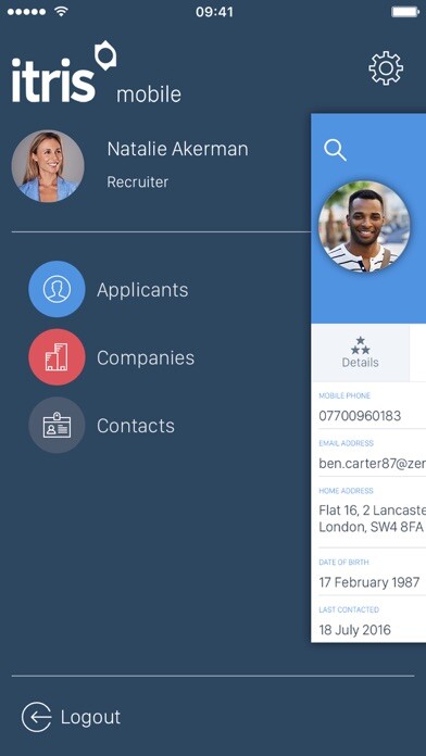 Emulate iPhone app itris Mobile using MyAndroid