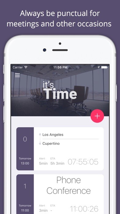 Emulate iPhone app It’s Time - Smart Alarm Clock using MyAndroid