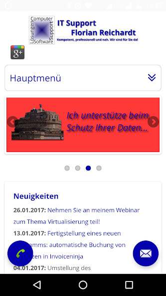 Run android online APK IT Support Florian Reichardt from MyAndroid or emulate IT Support Florian Reichardt using MyAndroid