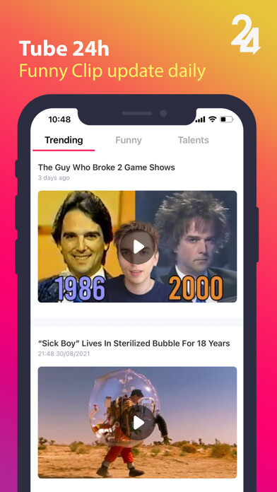 Emulate iPhone app iTube 24h - Funny Play Tube using MyAndroid