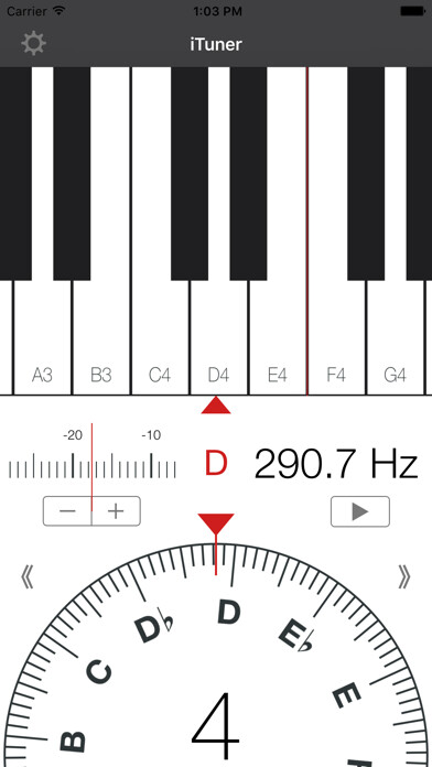 Emulate iPhone app iTuner - Chromatic Tuner using MyAndroid Emulate iPhone app iTuner - Chromatic Tuner using MyAndroid