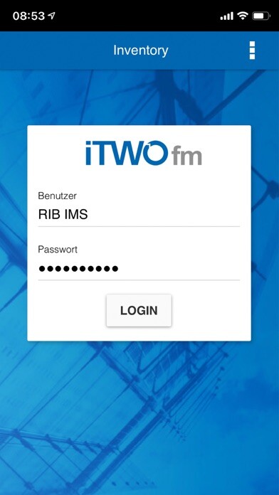 Emulate iPhone app iTWO fm Inventory using MyAndroid