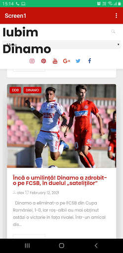 Run android online APK Iubim Dinamo from MyAndroid or emulate Iubim Dinamo using MyAndroid