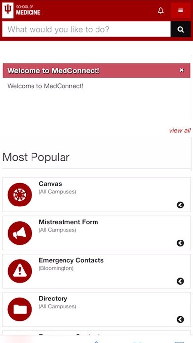 Emulate iPhone app IU School of Medicine using MyAndroid Emulate iPhone app IU School of Medicine using MyAndroid