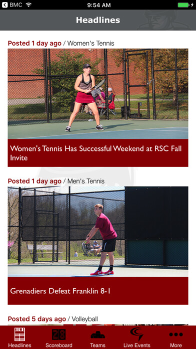 Emulate iPhone app IU Southeast Athletics using MyAndroid Emulate iPhone app IU Southeast Athletics using MyAndroid